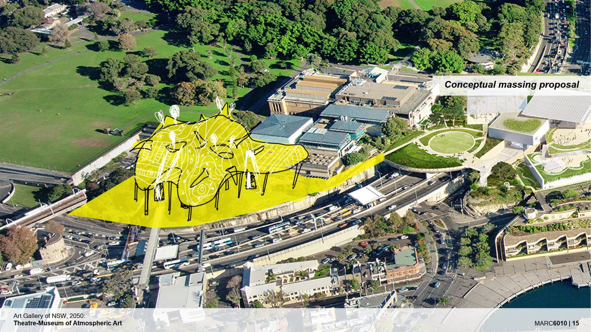 Conceptual massing proposal